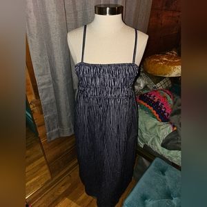 L Target Maxi Striped Dress